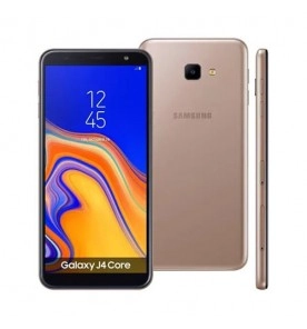 Smartphone Samsung Galaxy J4 Core - Preto - 16GB - RAM 1GB - Quad Core - 4G - 8MP - Tela 6" - Android 8.1