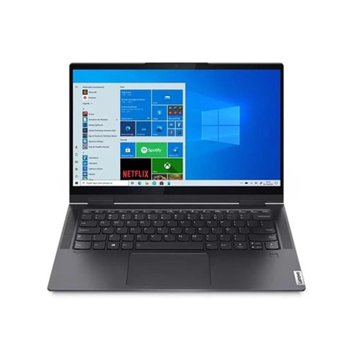 Notebook 2 em 1 Lenovo Yoga 7i 82LW0000BR - Grafite - Intel Core i5-1135G7 - RAM 8GB - SSD 256GB - Tela 14" - Windows 10