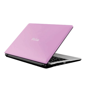 Notebook Philco Slimbook 14I-R744W8 - HD 500GB - RAM 4GB - Windows 8 Single Language - Tela 14" - Rosa 