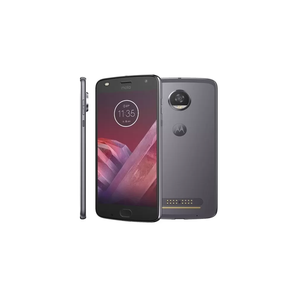 Smartphone Moto Z2 Play - Platinum - 64GB - RAM 4GB - Octa Core - 4G - 12MP - Tela 5.5" - Android 7.1