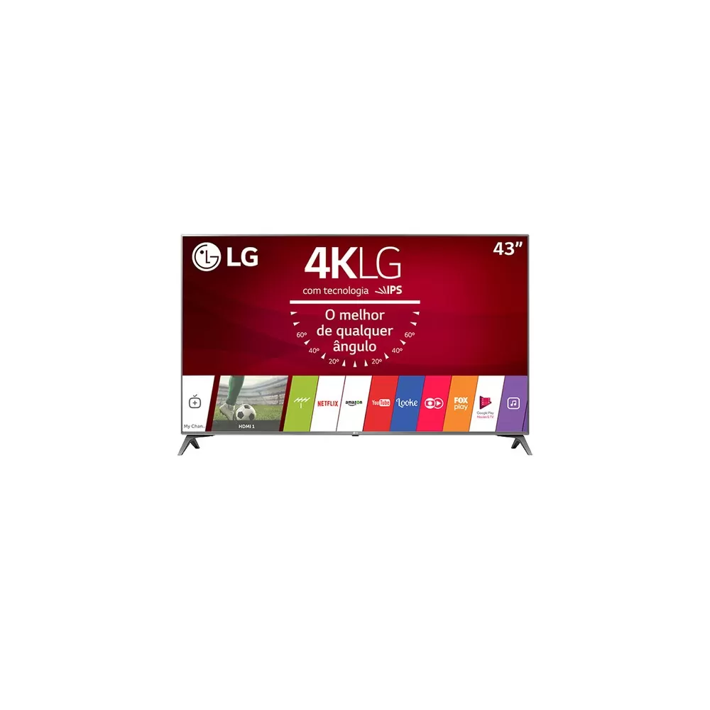 Smart TV LED LG 43" 43UJ6565 - Ultra HD 4K - HDR - HDMI - USB - Wi-Fi...