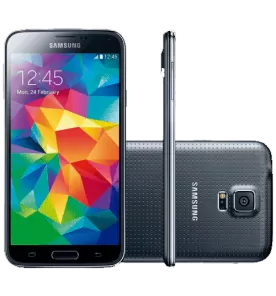 Smartphone Samsung Galaxy S5 Preto - 4G - RAM 2GB - 16GB - 16MP - Android 4.4 - Quad-Core - Tela 5.1" - Desbloqueado